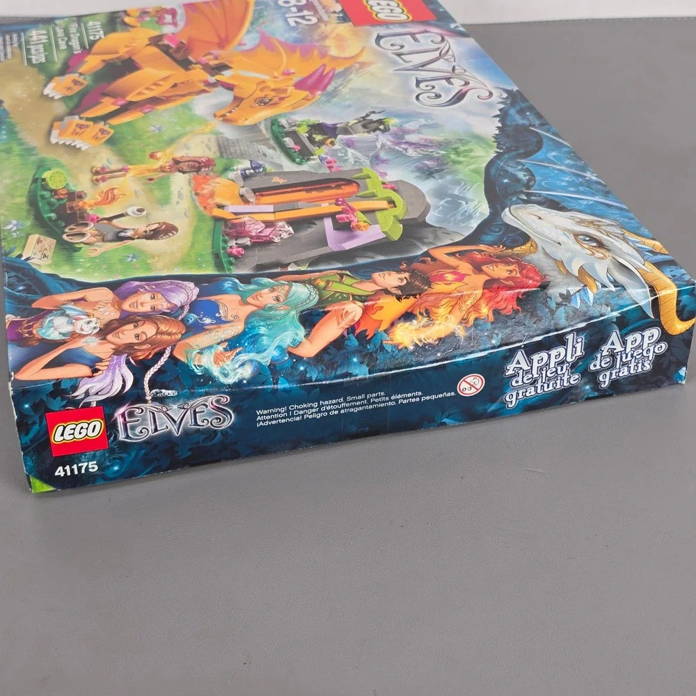 LEGO Elves Fire Dragons Lava Cave 41175 Building Toy Set Zonya Azari Emily Jones